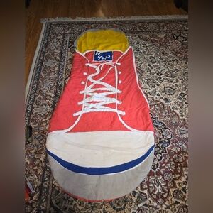 Vintage Red and Yellow Sneaker Sleeping Bag
